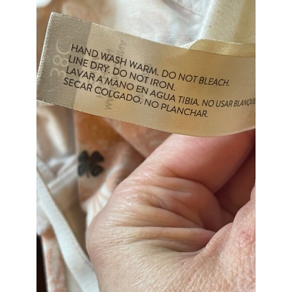 Lucky Brand Pink And White Floral Print Underwire Contour Cup Bra Size 38C - Picture 11 of 12